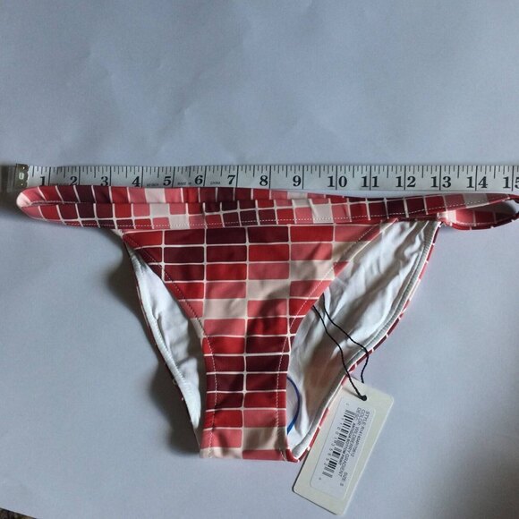 Rachel Pally Red Wildberry Gradient Bikini Bottom Swimsuit Womens Size Small NWT - Picture 6 of 7